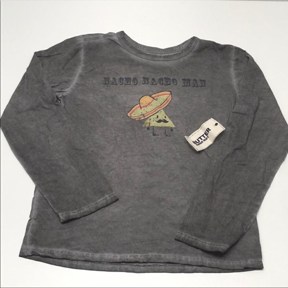 NEW BUTTER SUPER SOFT long sleeve nacho nacho man
